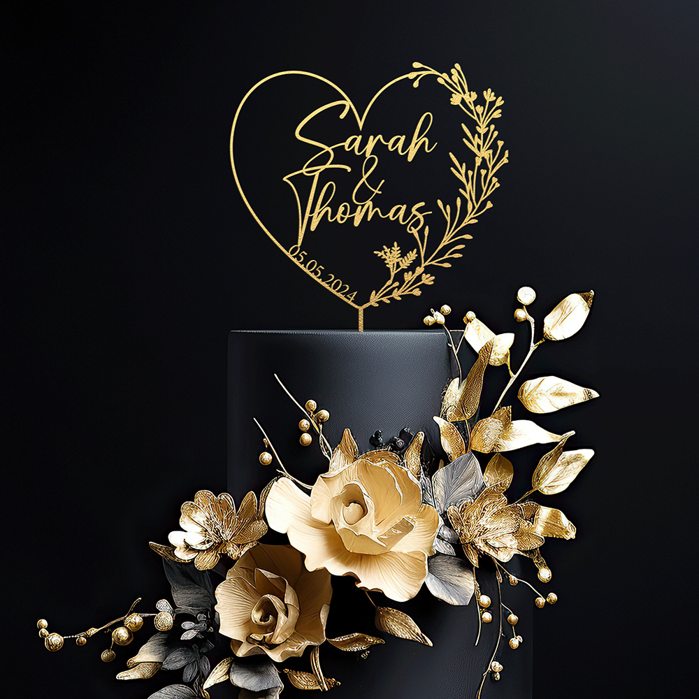 Wedding Supply Rentals - Personalised Wedding Cake Toppers,Mr and Mrs