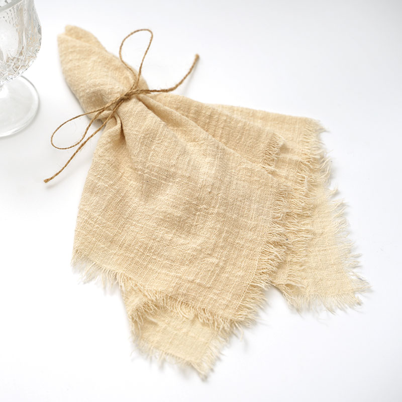 Napkin Cotton Gauze 42x42cm Re - Wedding Supply Rentals avis et prix