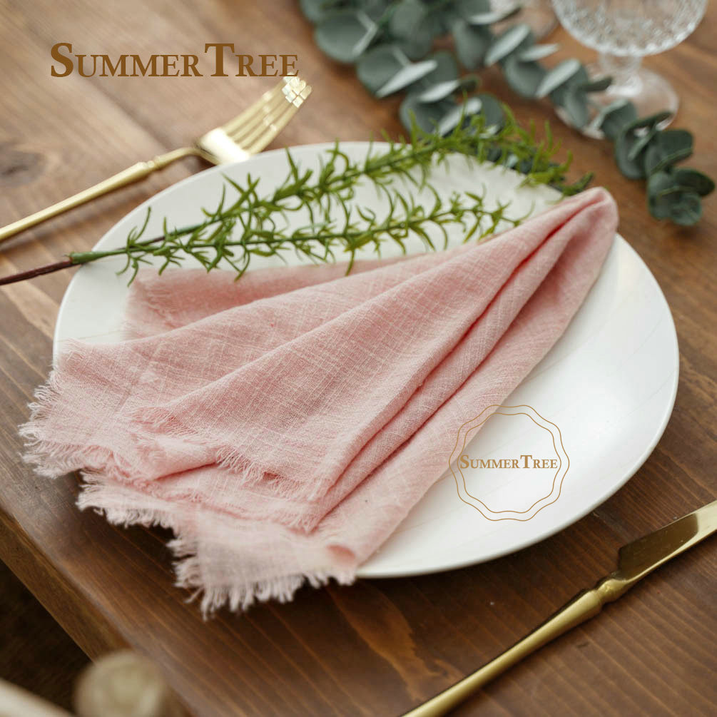 Napkin Cotton Gauze 42x42cm Re - Wedding Supply Rentals avis et prix