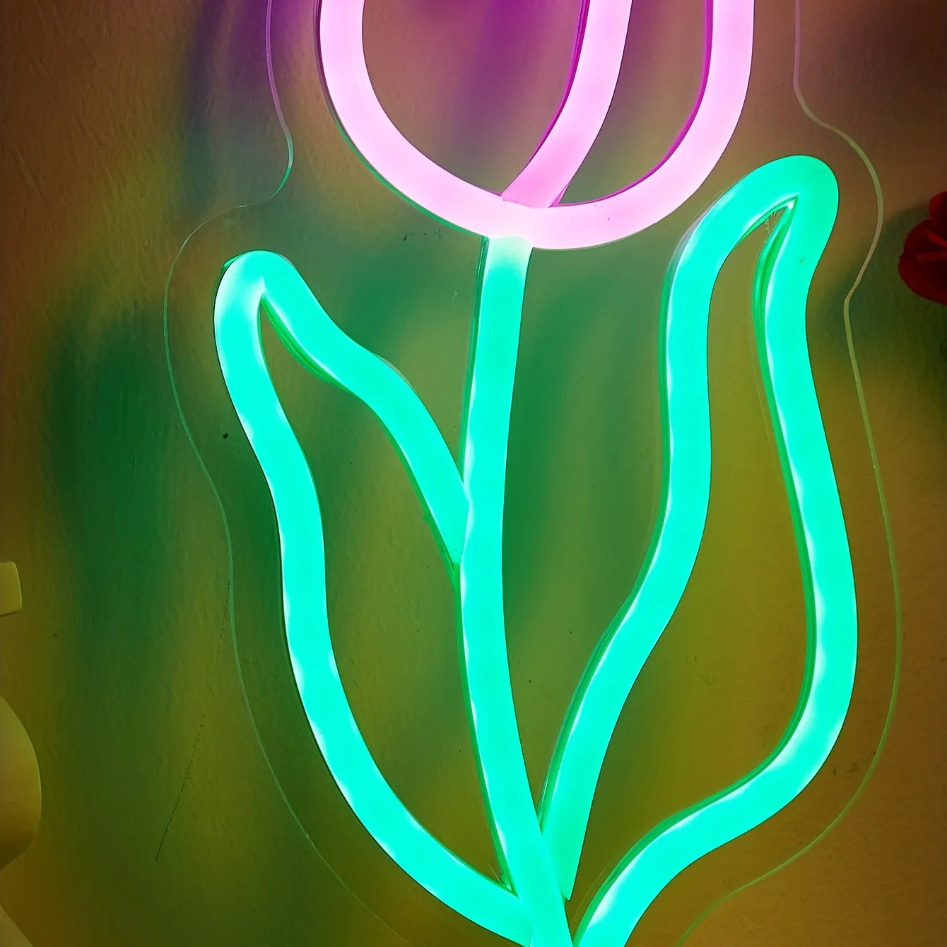 LED Rose Shaped Neon Sign 5V U - Wedding Power Supply avis et prix