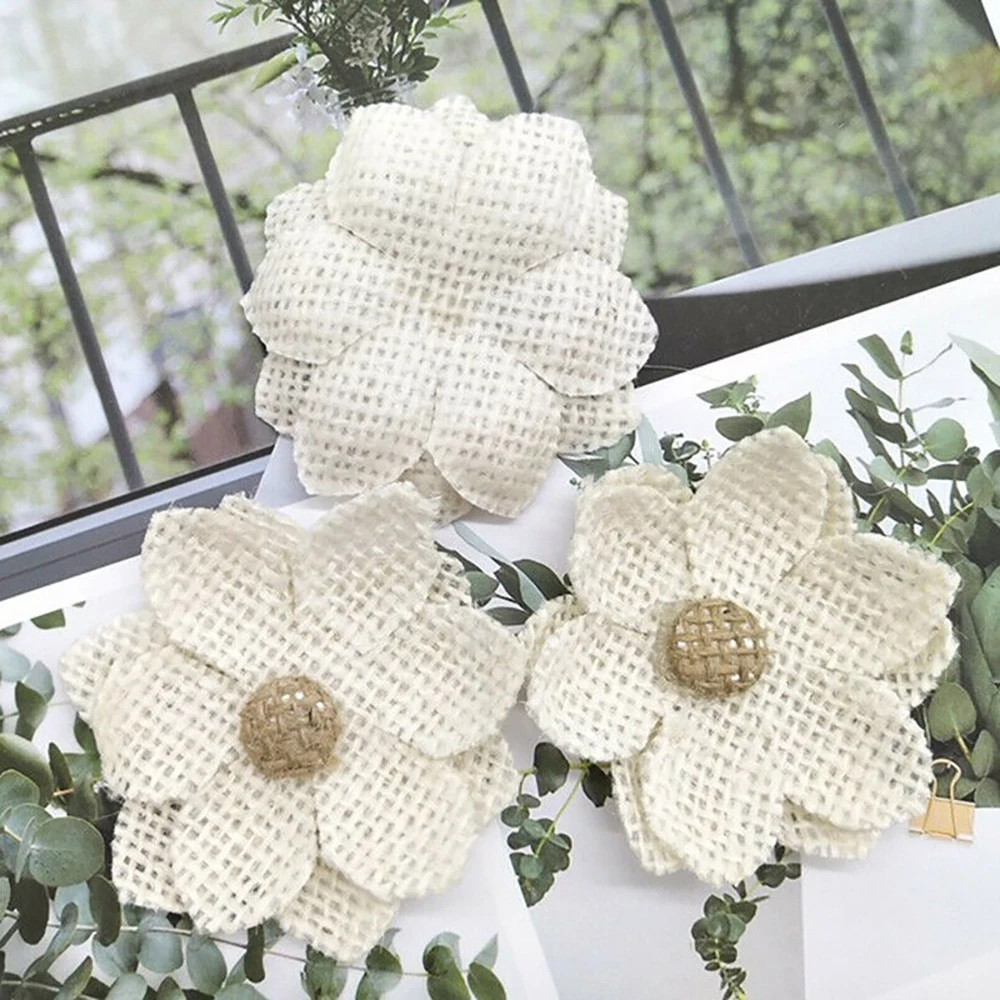 10pcs Handmade Natural Jute Bu - Wedding Supply Rentals avis et prix