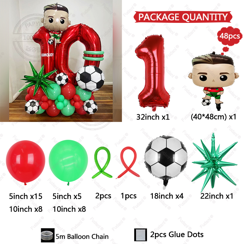 48Pcs Football Boy 1-30th Birt - Supply Wedding Venue avis et prix