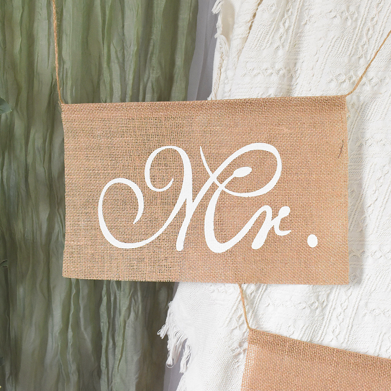 Wedding Mr Mrs Chair Banner Bu - Wedding Supply Rentals avis et prix