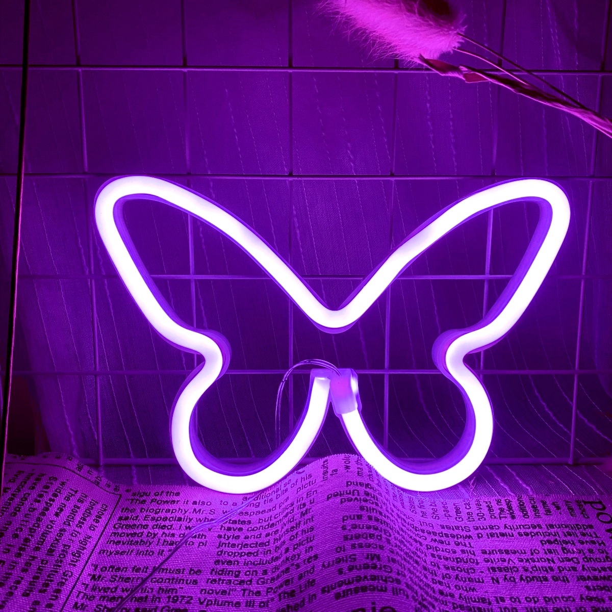 LED butterfly neon lights, USB - Wedding Power Supply avis et prix