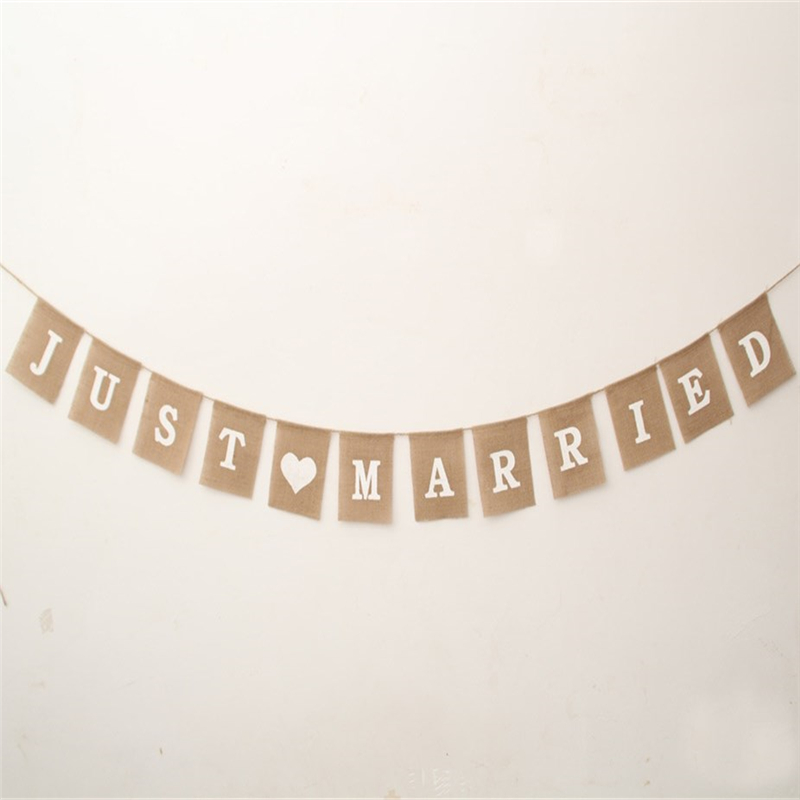 Jute Burlap Bunting Rustic Jus - Wedding Supply Rentals avis et prix