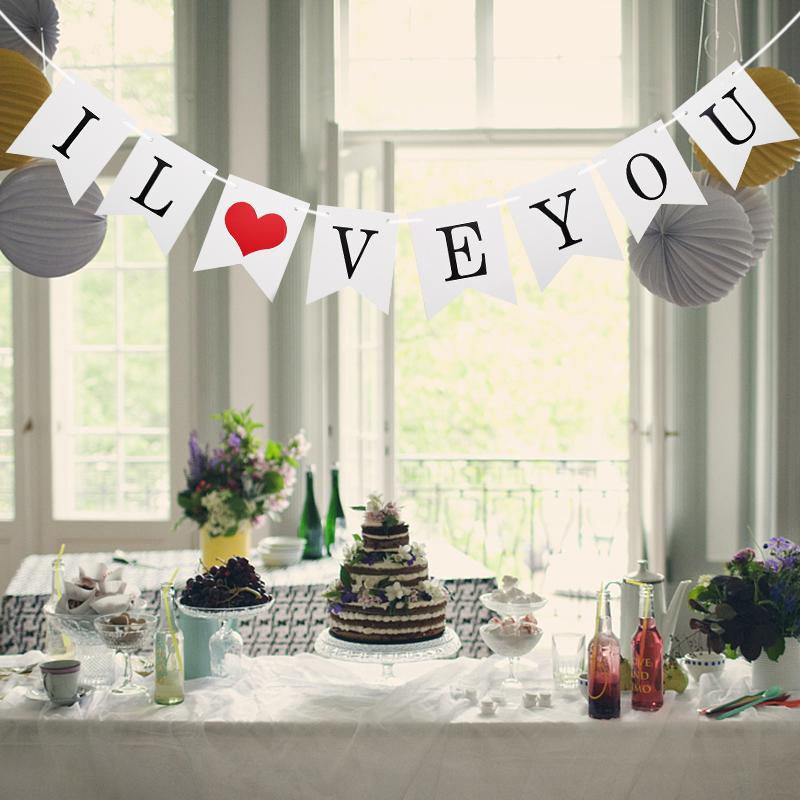 Wedding Marry Me Love Bunting  - Wedding Supply Rentals avis et prix
