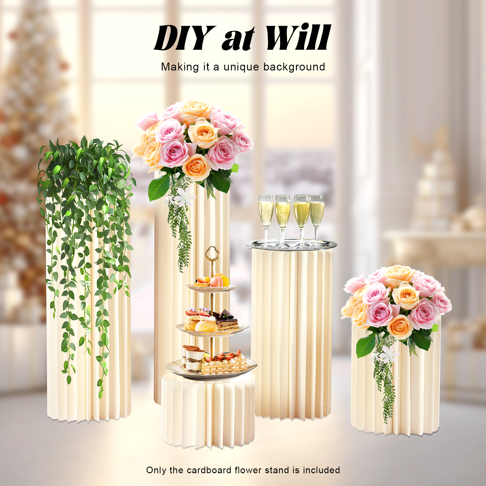 5PCS Party Wedding Flower Stan - Flower Girl Basket avis et prix