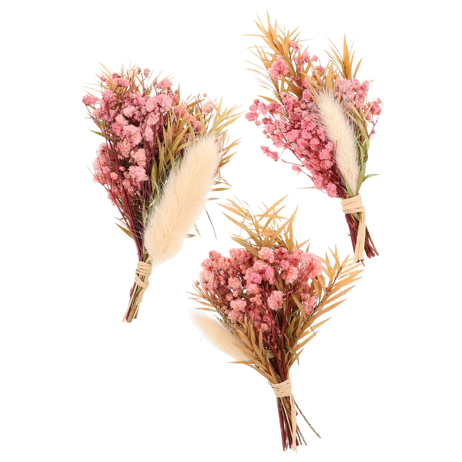 3Pcs Mini Dried Floral Bouquet - Flower Girl Basket avis et prix