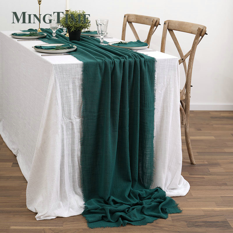Table Runners Rustic Cotton Ga - Wedding Supply Rentals avis et prix