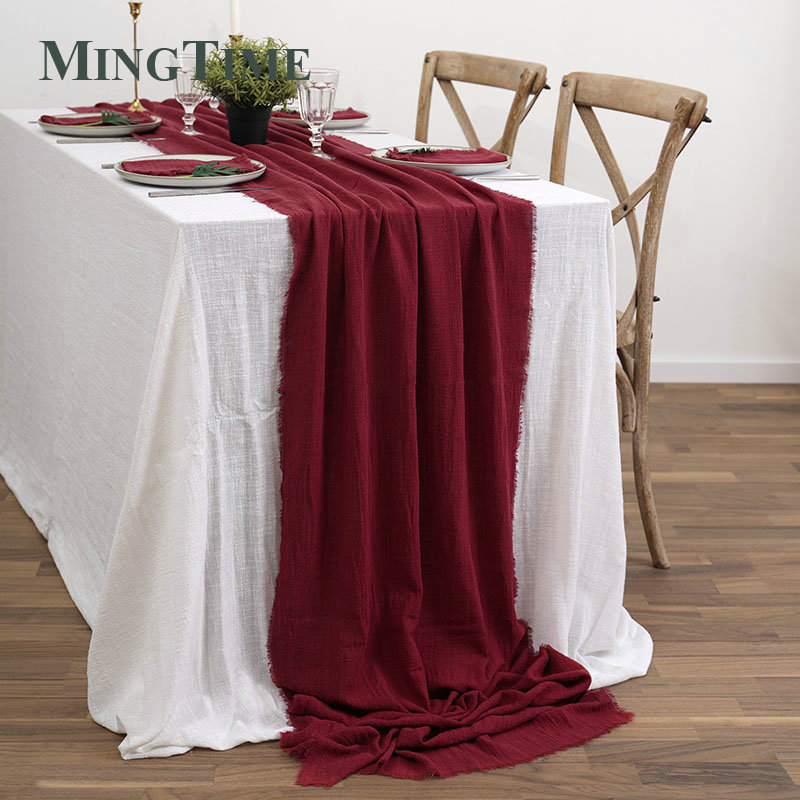 Table Runners Rustic Cotton Ga - Wedding Supply Rentals avis et prix