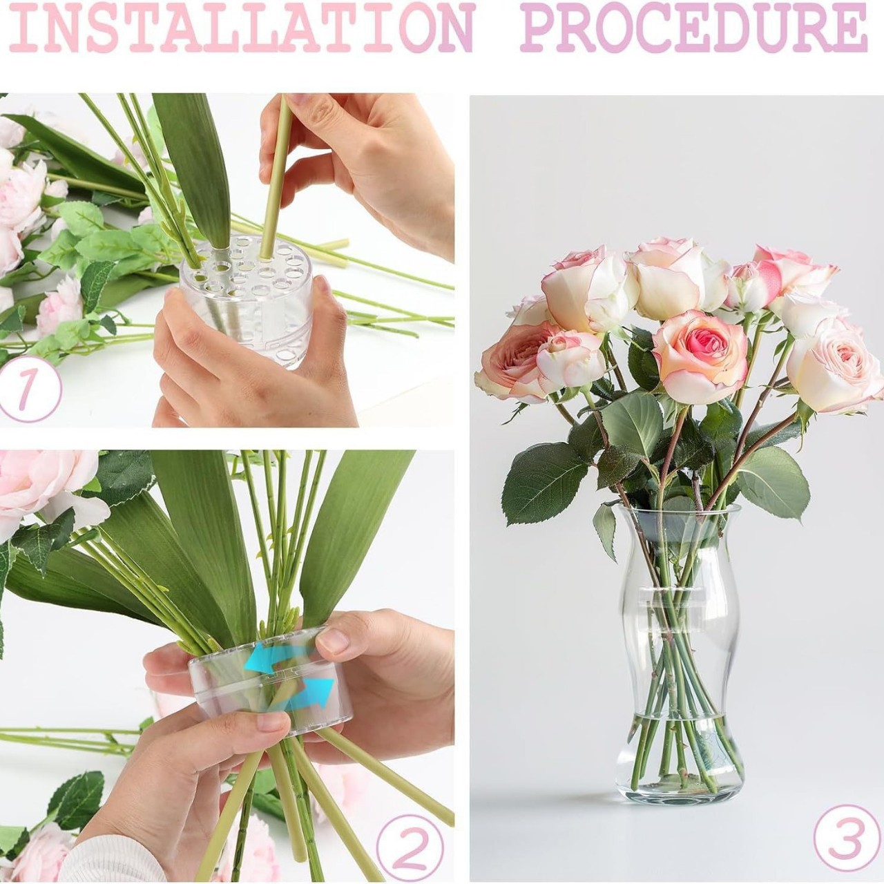 Spiral Ikebana Stem Holder for - Flower Girl Basket avis et prix