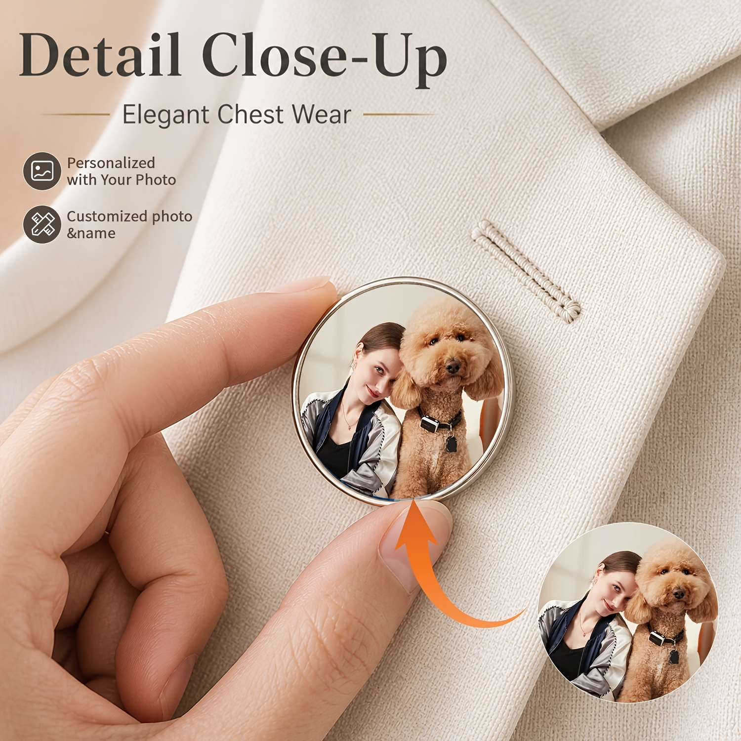 Customized Pin Brooches Suppor - Wedding Support avis et prix