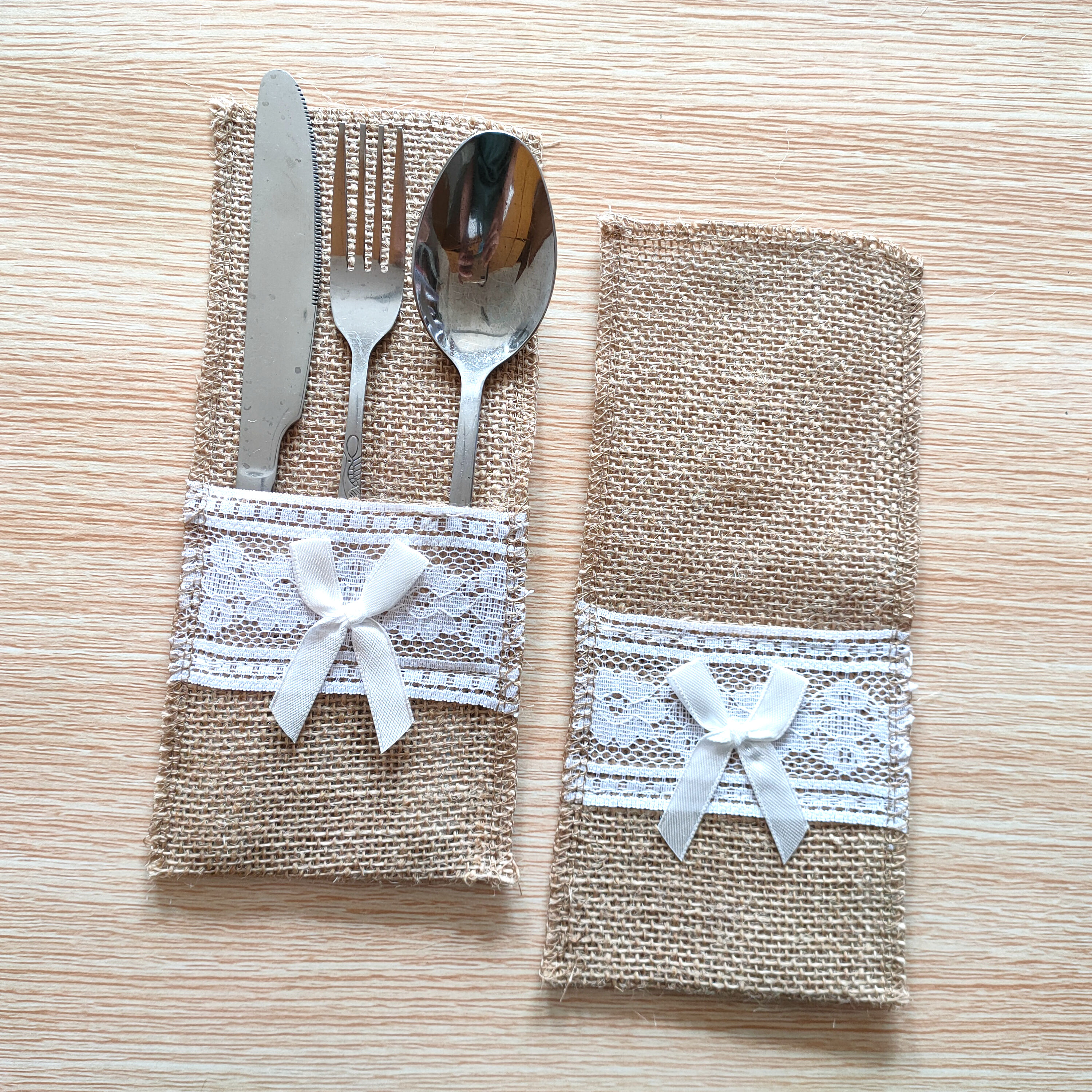 10PCS Vintage Jute Hessian Bur - Wedding Supply Rentals avis et prix