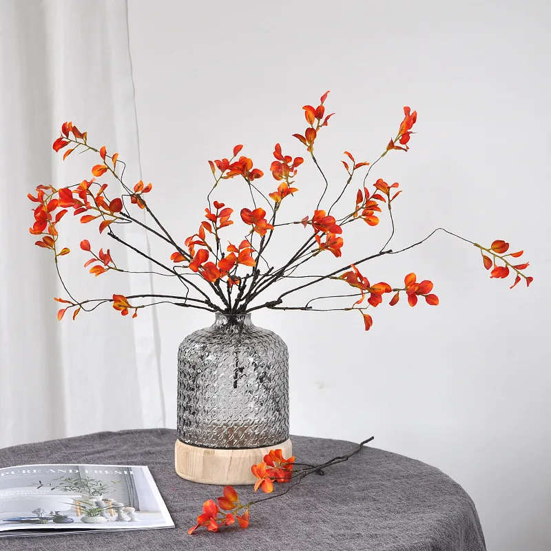 57cm Red Leaf Artificial Flowe - Flower Girl Basket avis et prix