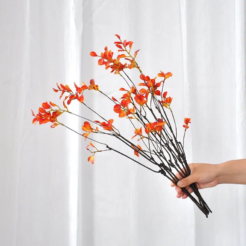 57cm Red Leaf Artificial Flowe - Flower Girl Basket avis et prix