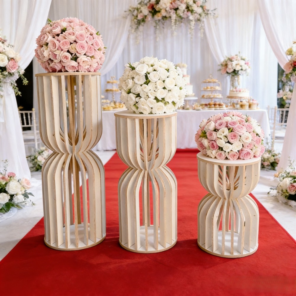 Wooden Roman Column Wedding Fl - Wedding Supply Rentals avis et prix