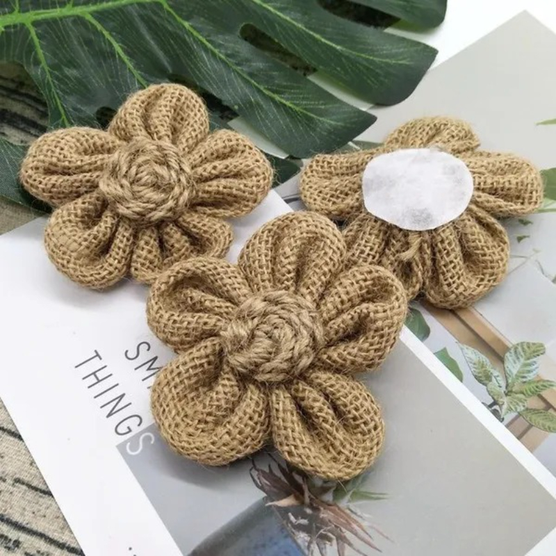10Pcs Handmade Natural Jute Bu - Wedding Supply Rentals avis et prix