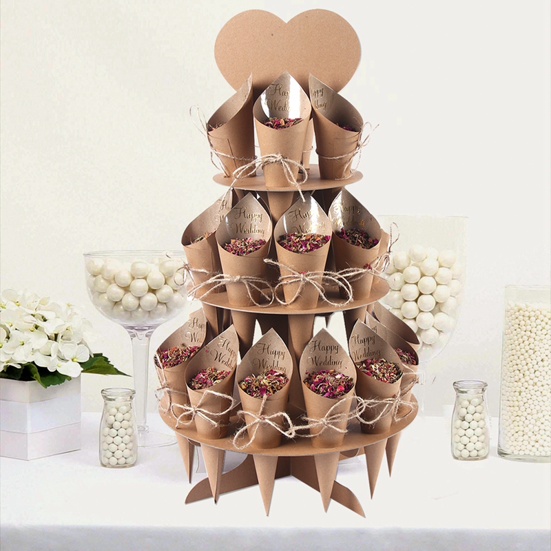 Kraft Paper Wedding Tray Confe - Wedding Supply Rentals avis et prix
