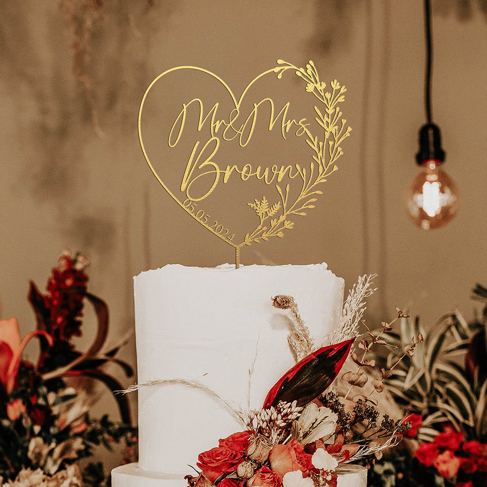 Personalised Wedding Cake Topp - Wedding Supply Rentals avis et prix