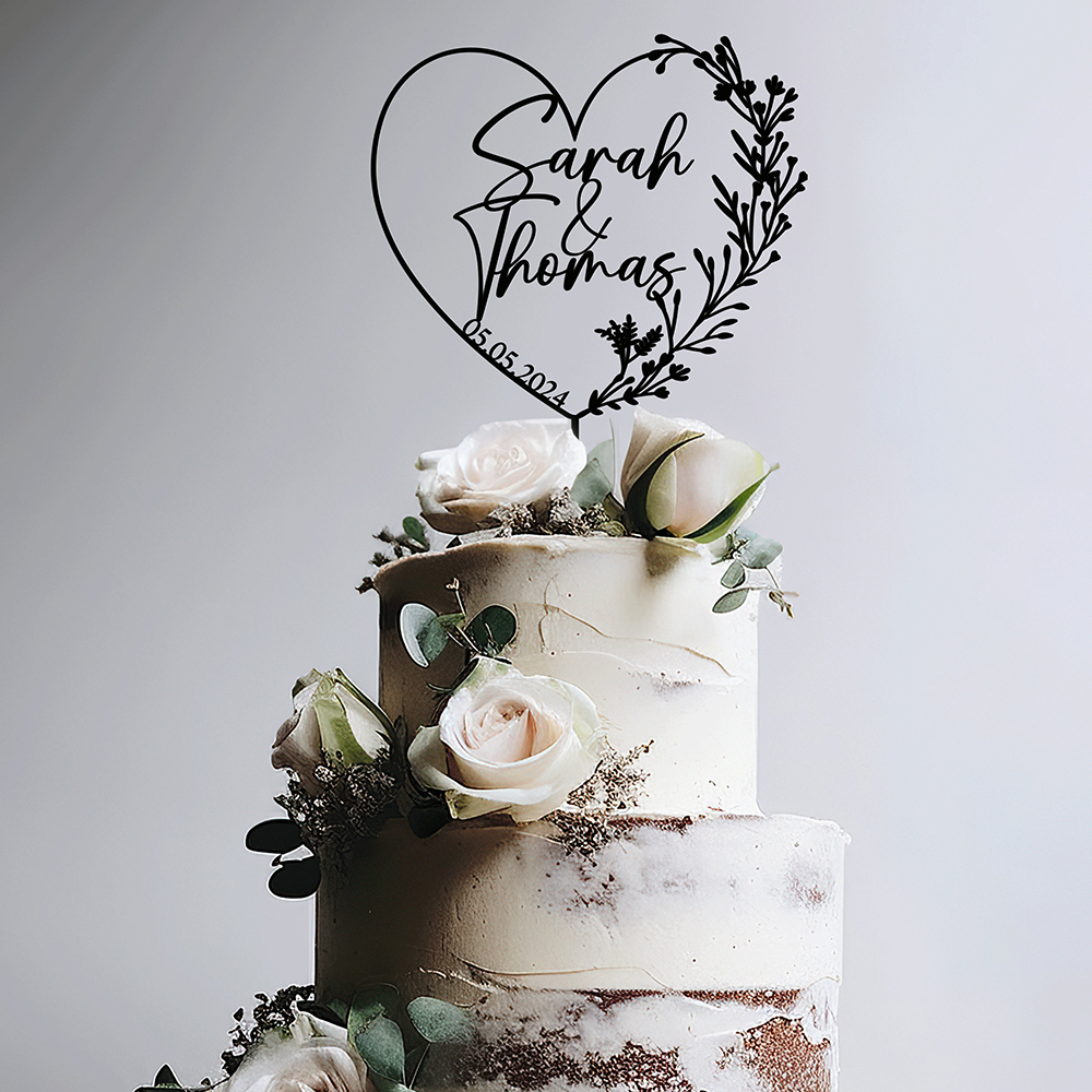 Personalised Wedding Cake Topp - Wedding Supply Rentals avis et prix