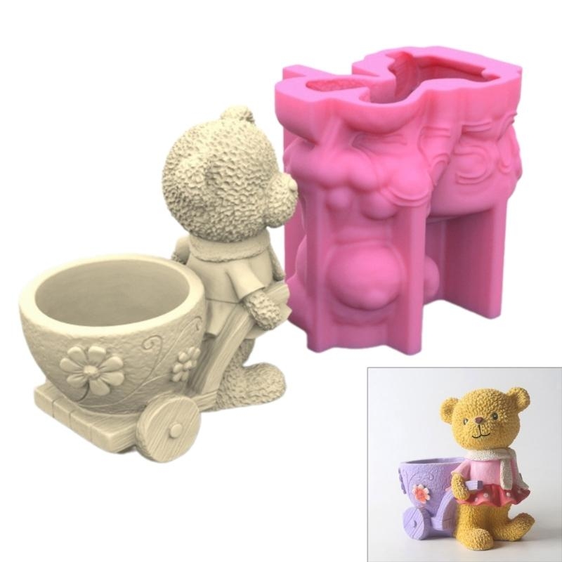 Lovely Bear Gypsum Silicone Mo - Flower Girl Basket avis et prix