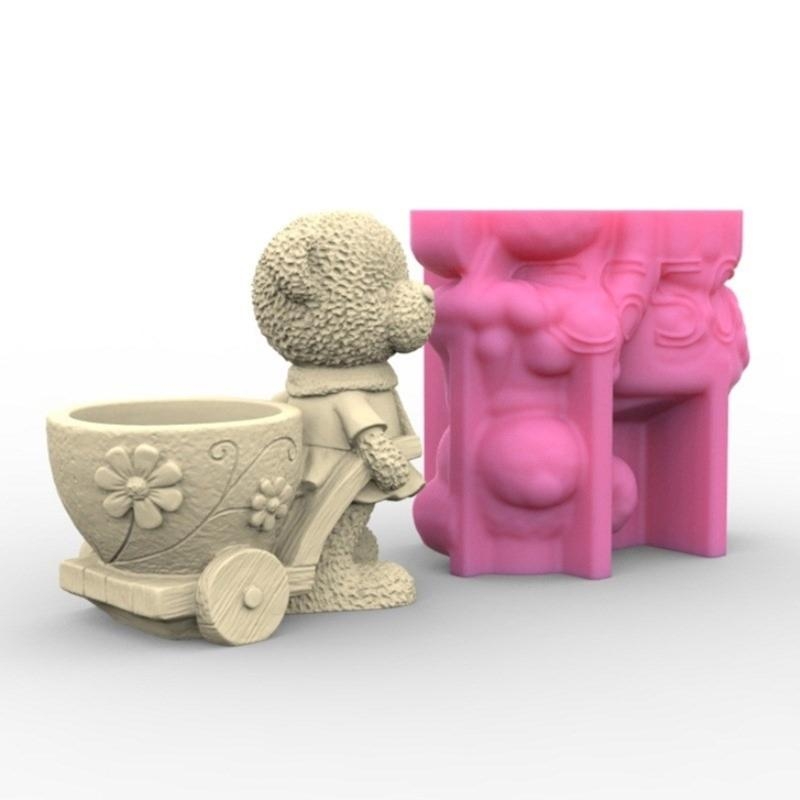 Lovely Bear Gypsum Silicone Mo - Flower Girl Basket avis et prix