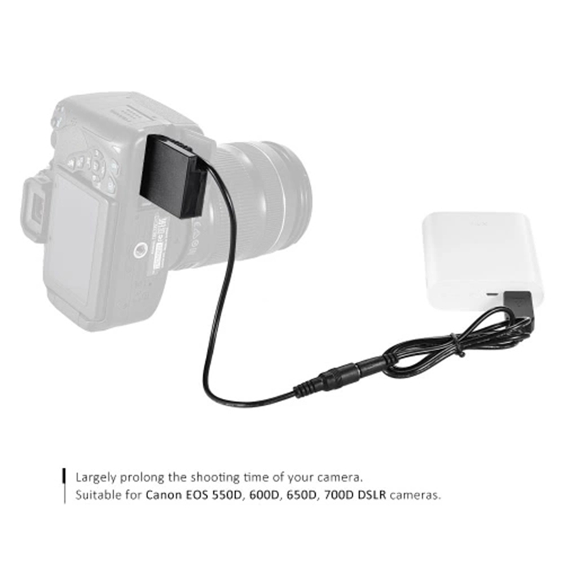DR-E8 Dummy Battery With DC Po - Wedding Power Supply avis et prix