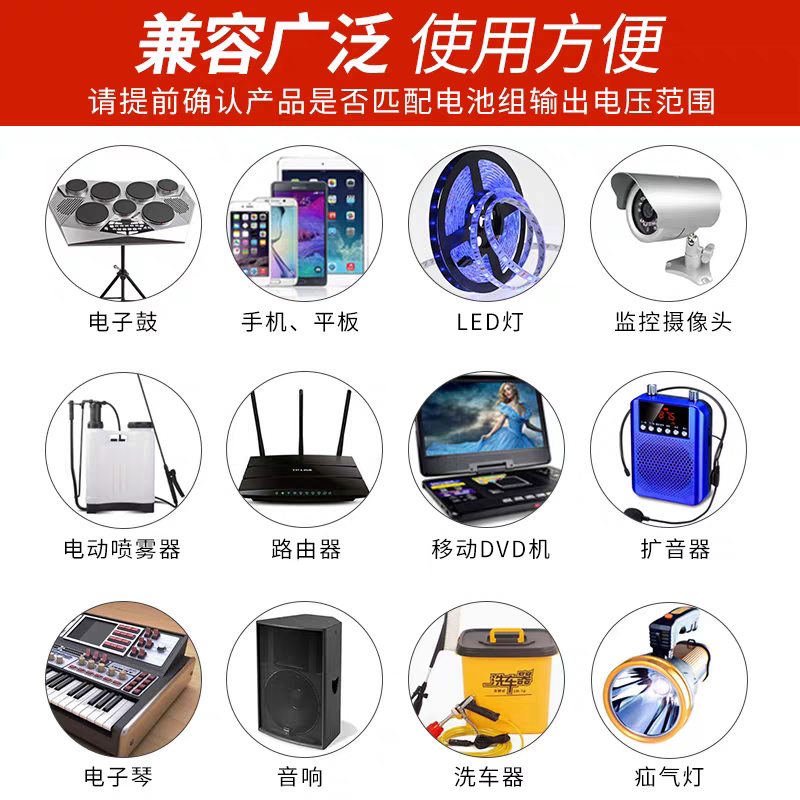 24V 12V 5V 22400MAH Li-ion USB - Wedding Power Supply avis et prix