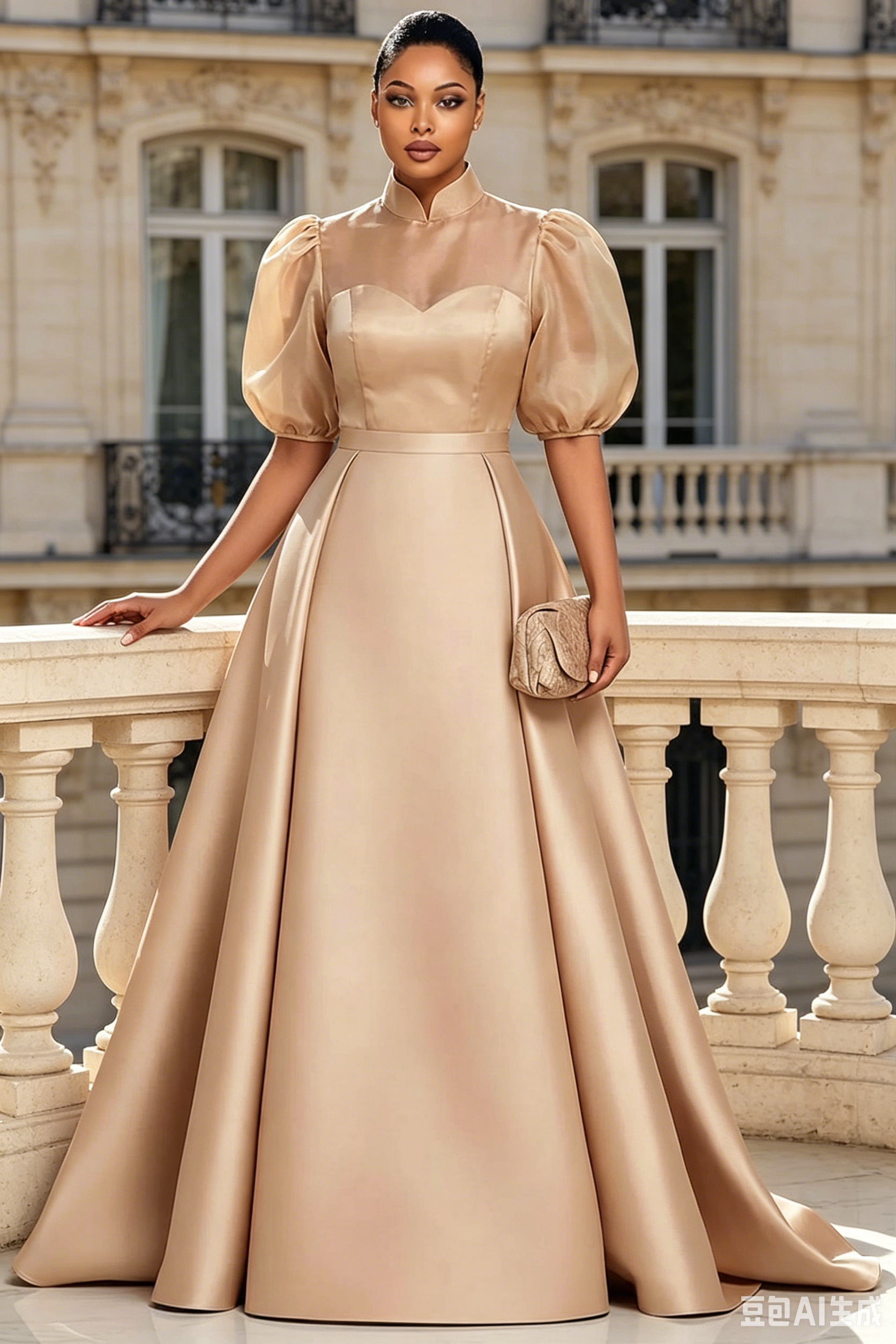Plus Size Elegant Satin Prom D - Wedding Support avis et prix