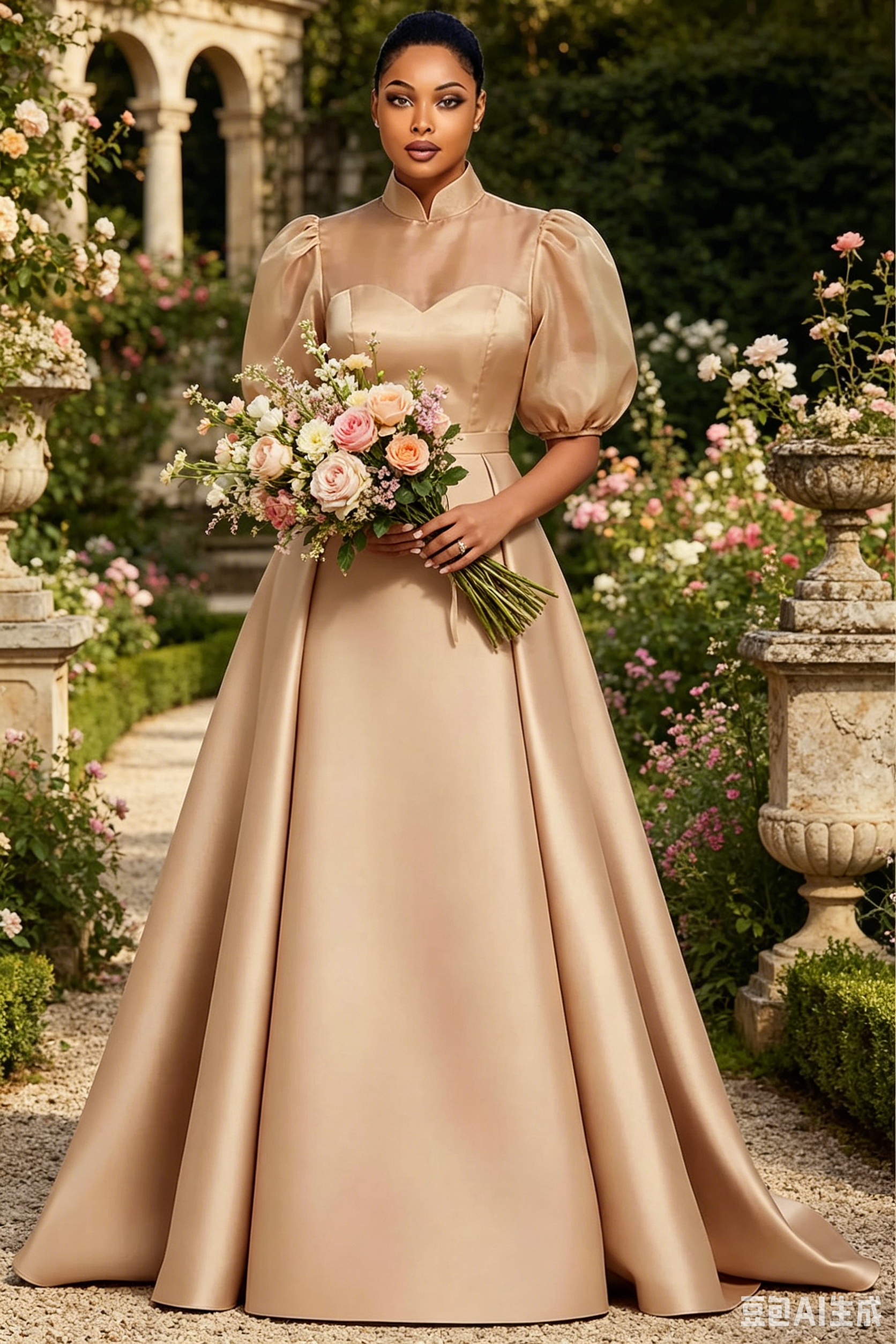Plus Size Elegant Satin Prom D - Wedding Support avis et prix