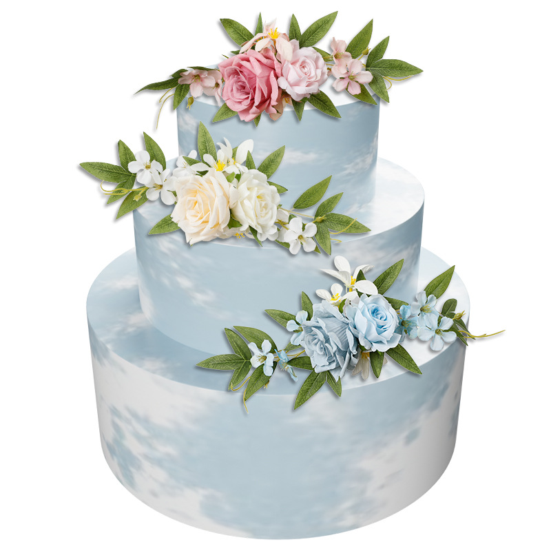 Yannew Pre-made Pink White Cak - Wedding Supply Rentals avis et prix