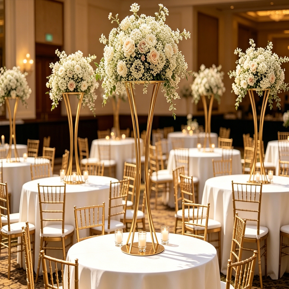 10pcs)60-110cm) sliver/white/b - Flower Girl Basket avis et prix